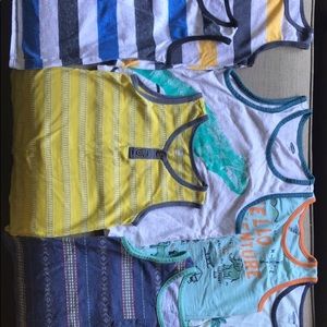 Lot of 7 Old Navy Boys Tank Tops